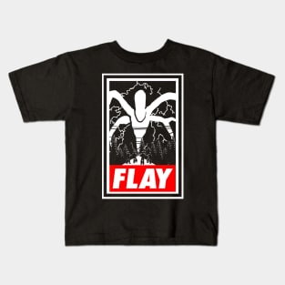 Obey The Mind Flayer Kids T-Shirt